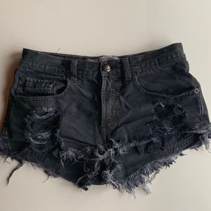 distressed brandy melville shorts